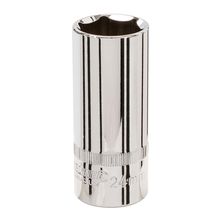 Deep Socket 1/2" Drive 6pt Metric 24mm