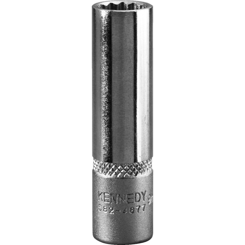Deep Socket 5.5mm x 1/4" Square Drive Bi-hexagon Chrome Vanadium (12-Point)