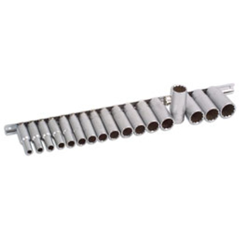 Deep Socket Set 3/8"D 17 Piece