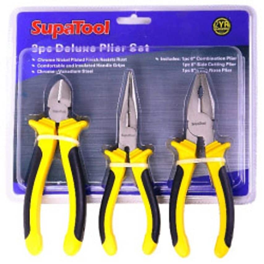 Deluxe Plier Set of 3 Piece