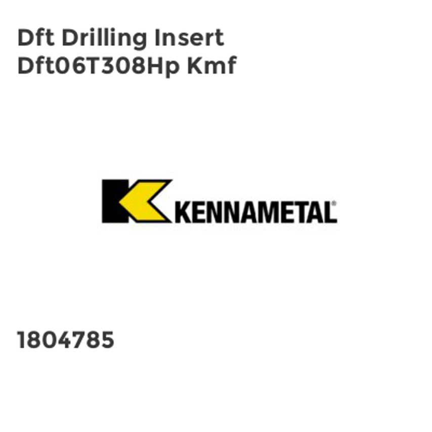 Dft Drilling Insert Dft06T308Hp Kmf
