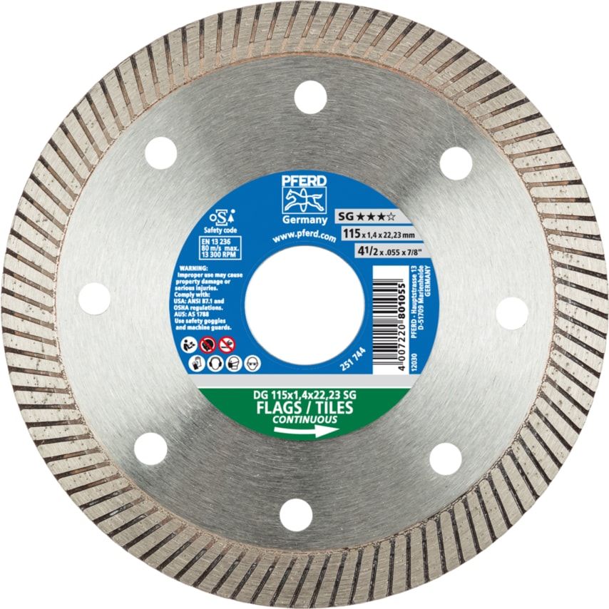 Dia Cut-off Whl DG 115X1,4X22,23 FL SG