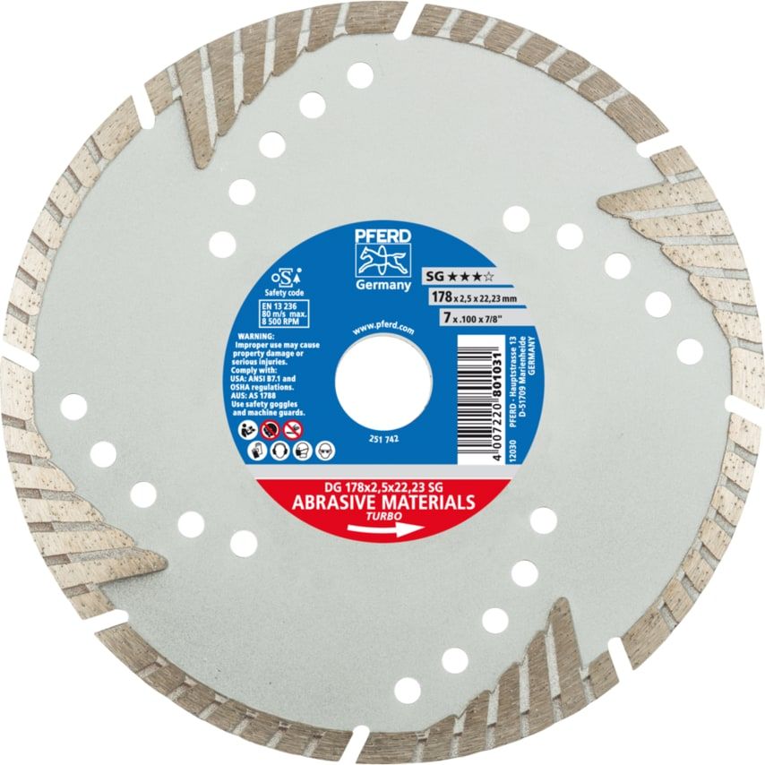 Dia Cut-off Whl DG 178X2,5X22,23 SG