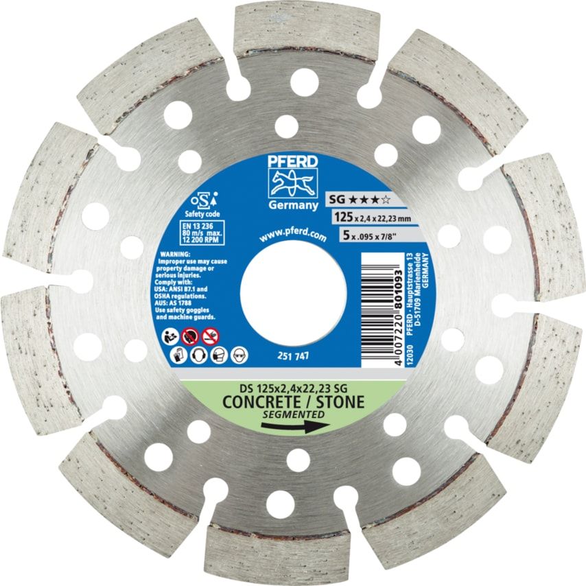 Dia Cut-off Whl DS 125X2,4X22,23 SG