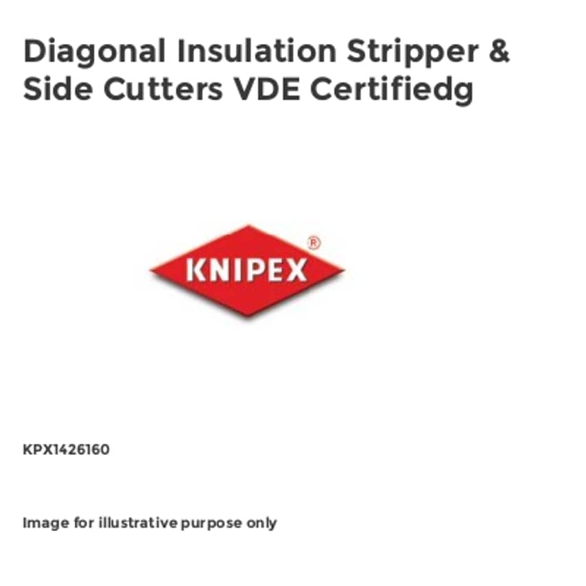 Diagonal Insulation Stripper & Side Cutters VDE Certifiedg