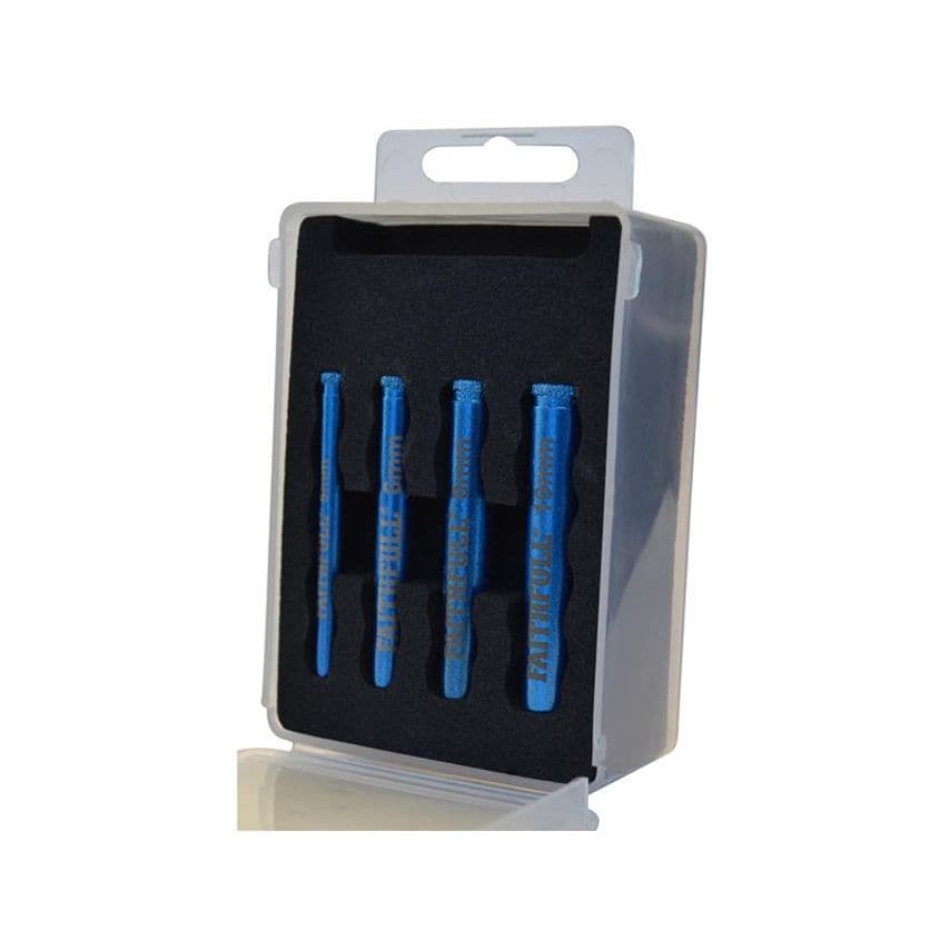 Diamond Ceramic Mini Holesaw Set, 4 Piece FAITDSETPRO