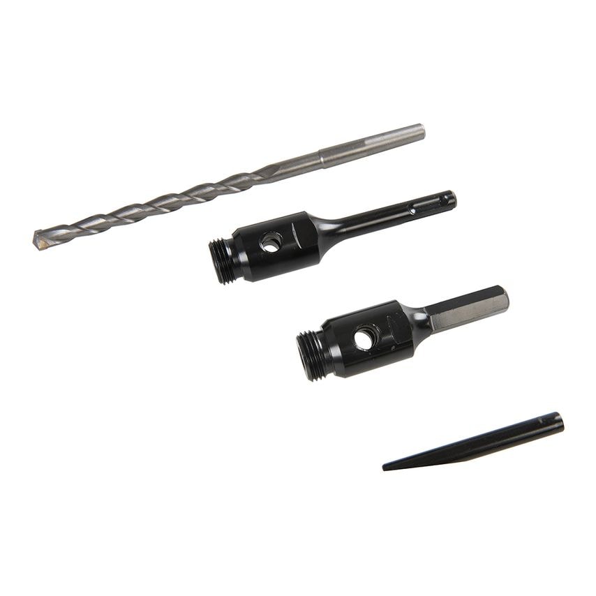 Diamond Core Drill Kit 3-Core 7 Piece 28, 52 & 107mm