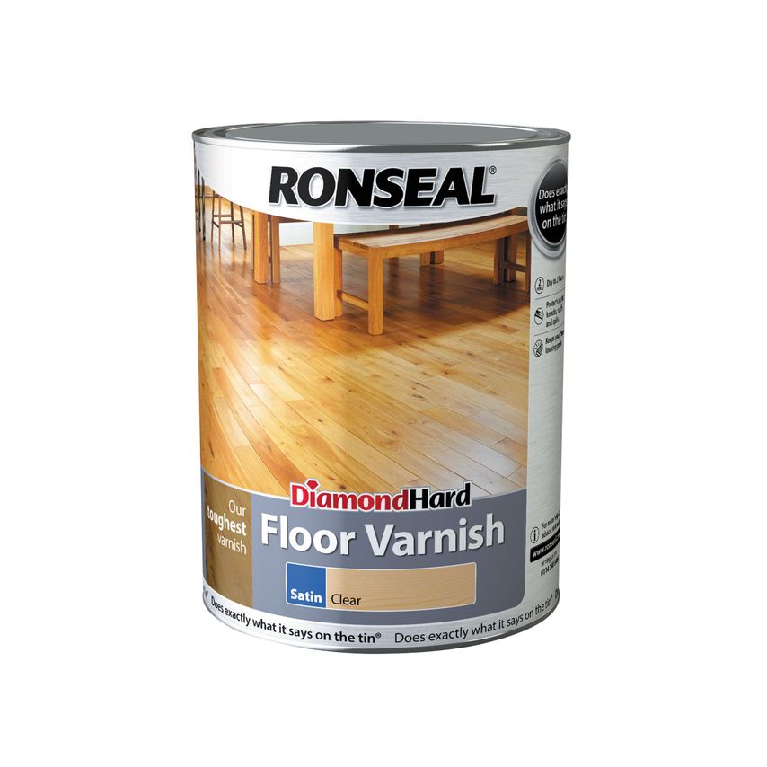 Diamond Hard Floor Varnish Satin 5 Litre