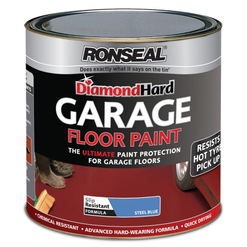 Diamond Hard Garage Floor Paint 2.5L Blue