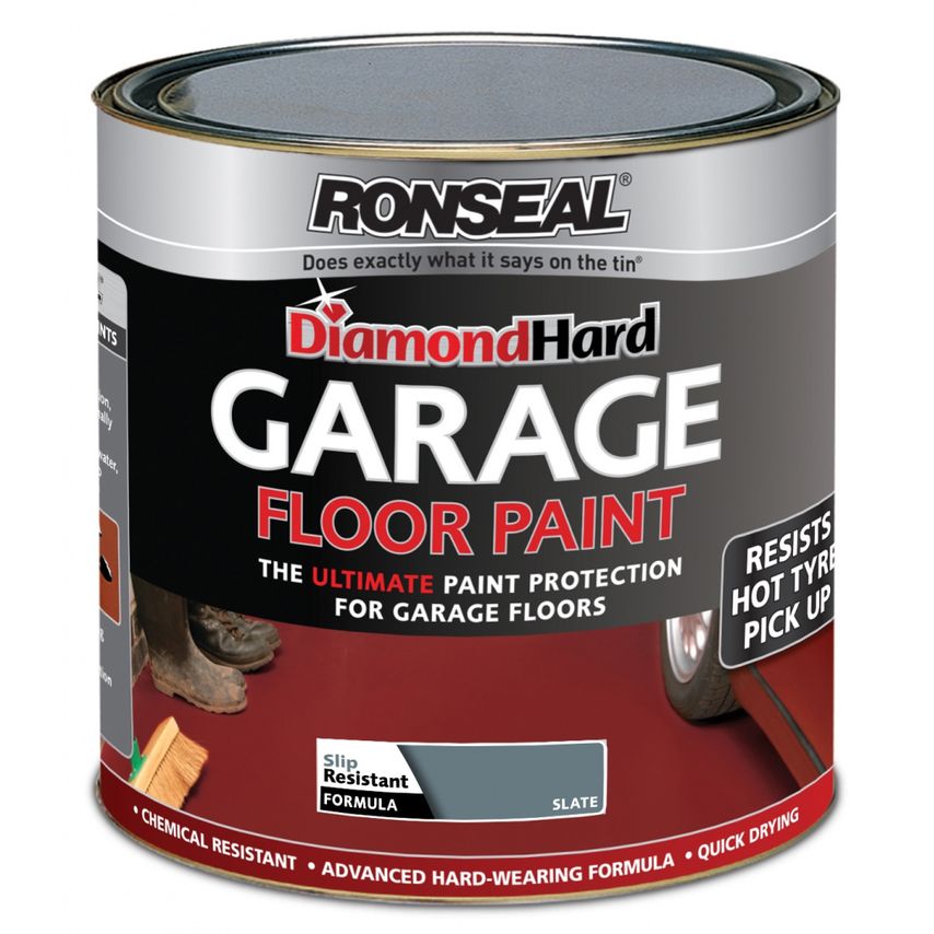 Diamond Hard Garage Floor Paint 5L Slate