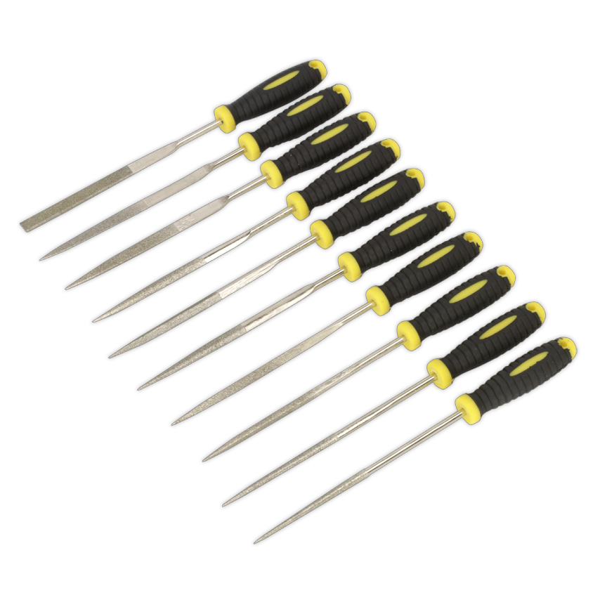 Diamond Needle File Set 10PC 100MM