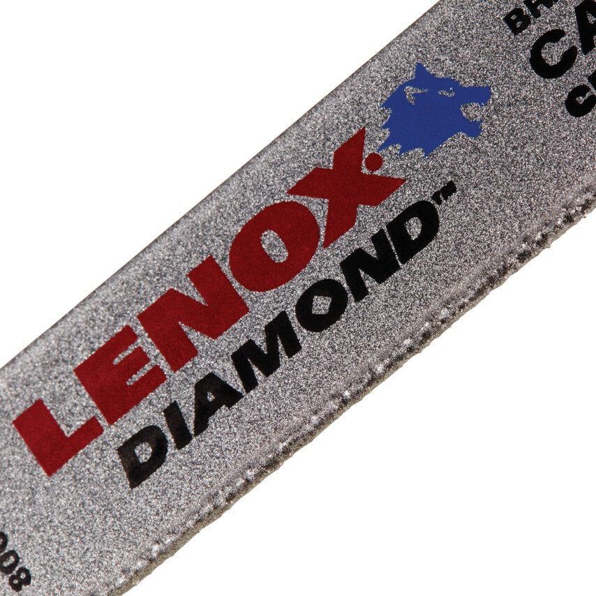 Diamond Reciprocating Saw Blade for Cast Iron - 203 x 19 x 1.0mm