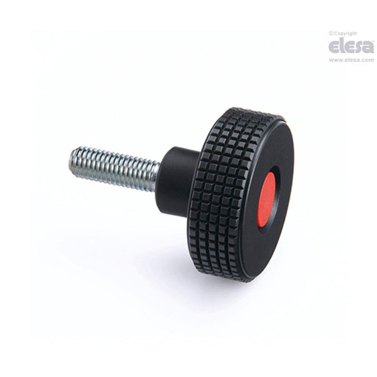 Diamond knurled knob-MBT.60 P-M10X20-C17 Green