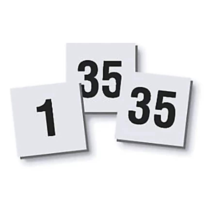 Digit Magnet Set, 10 X 10mm, Pack Of 2, Digits 1 - 35