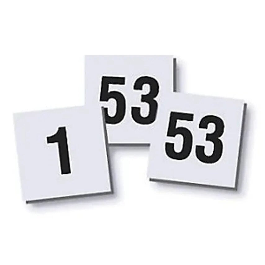 Digit Magnet Set, 10 X 10mm, Pack Of 2, Digits 1 - 53