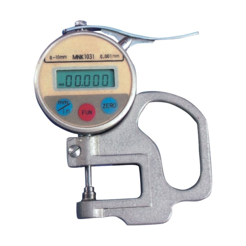 Digital Thickness Gauge Dep. 30mm and Res. 0.01mm/0.0005in