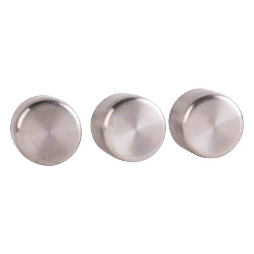 Dimmer Knob Brushed Stainless Steel (Pack of 10)