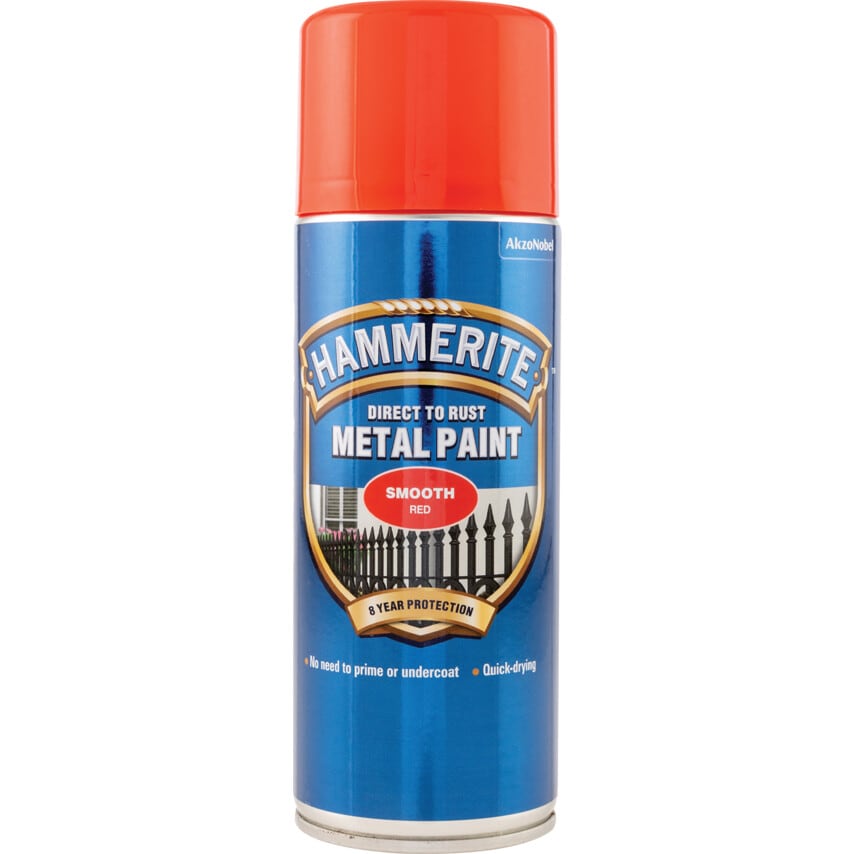 Direct to Rust Smooth Red Aerosol Metal Paint - 400ML