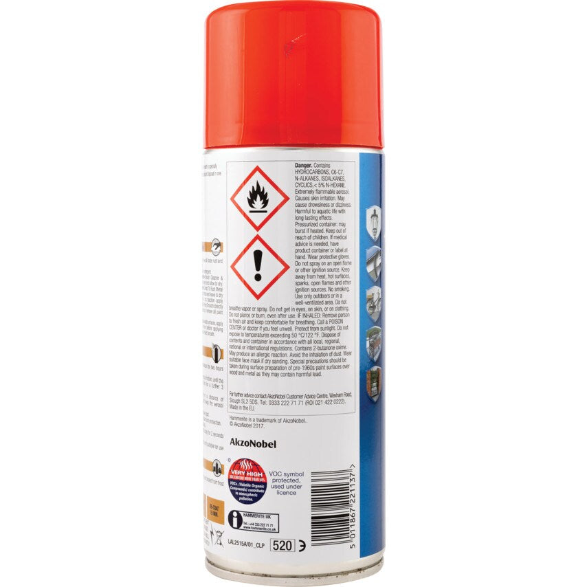 Direct to Rust Smooth Red Aerosol Metal Paint - 400ML