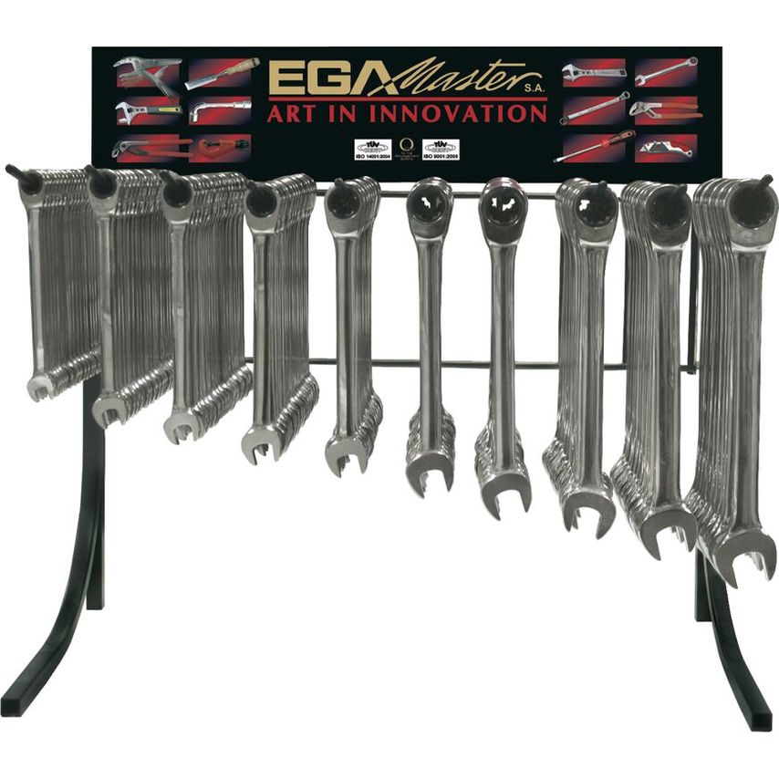 Display of 180 Pcs. Classicgear and Classicgear Joint Wrenches 10-19 mm 65971