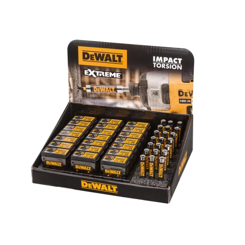 Display of 21 Extreme PZ2 x 25mm Tic Tac Box with 21 Magnetic Holders DEWDT70621NM
