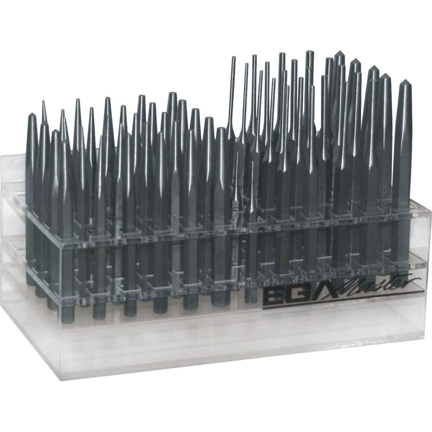 Display of 60 Pcs. of Pin and Center Punches 55565
