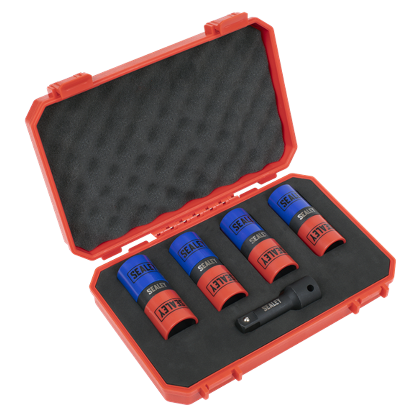 Double Ended Impact Socket Set 1/2" Square Drive - 5 Piece