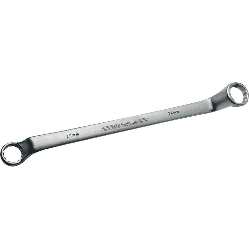 Double Offset Ring Wrench 18 - 19mm Aerospatial Chrome Plating