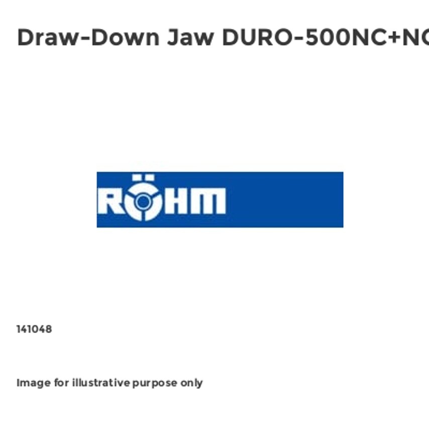 Draw-Down Jaw DURO-500NC+NCE