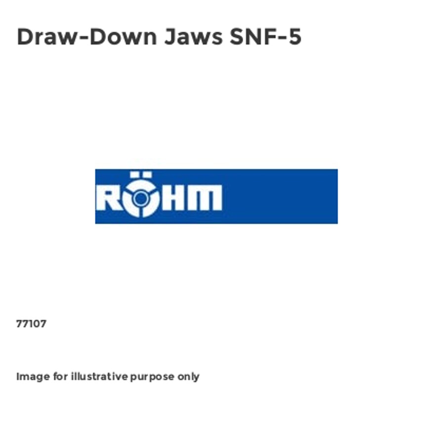 Draw-Down Jaws SNF-5 - 77107-R