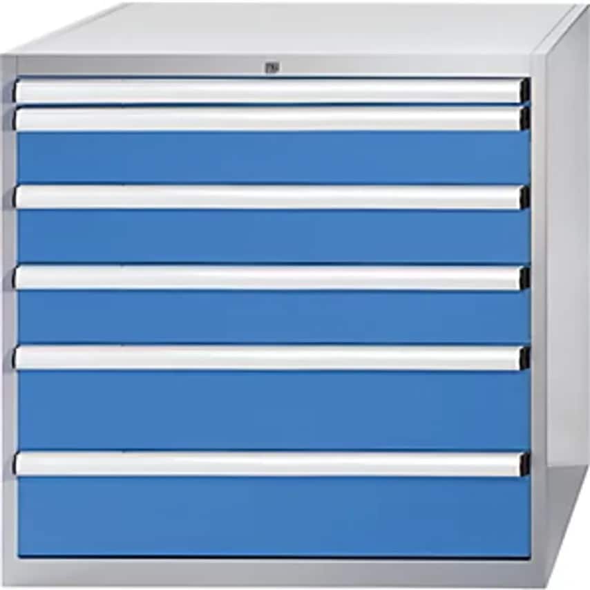 Drawer Cupboard, Height X Width X Depth 1000 X 1023 X 725mm, Drawers 1 X 50, 3 X 150, 2 X 200mm