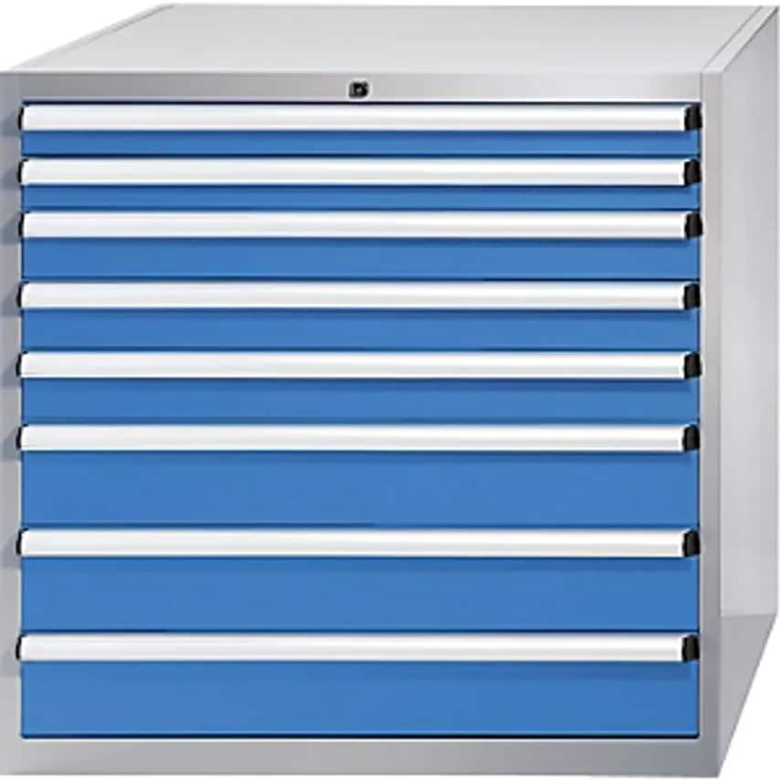 Drawer Cupboard, Height X Width X Depth 1000 X 1023 X 725mm, Drawers 2 X 75, 3 X 100, 3 X 150mm