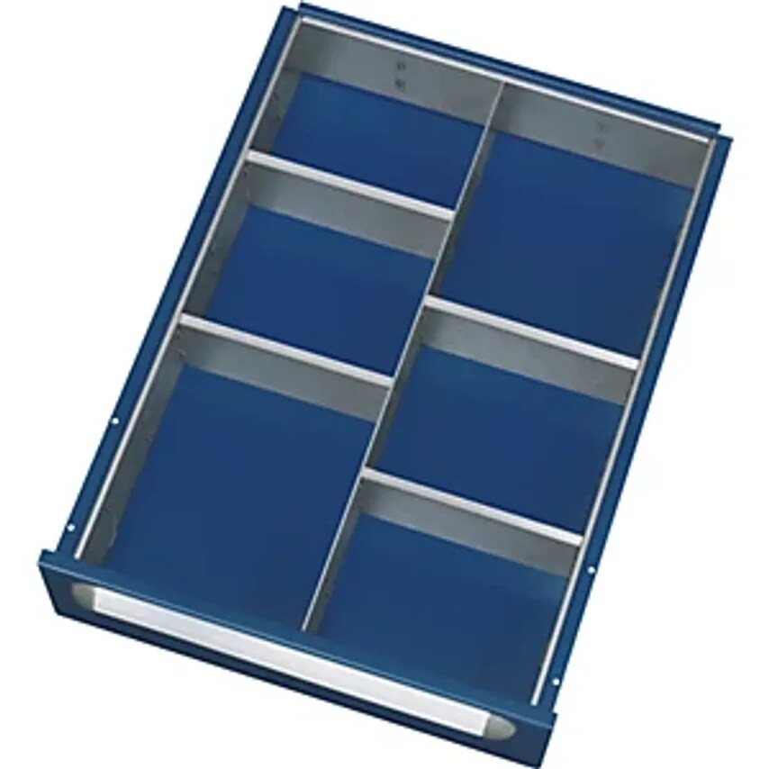 Drawer Divider Set, 1 Partition Wall, 4 Cross Dividers, For Height 120 - 180mm