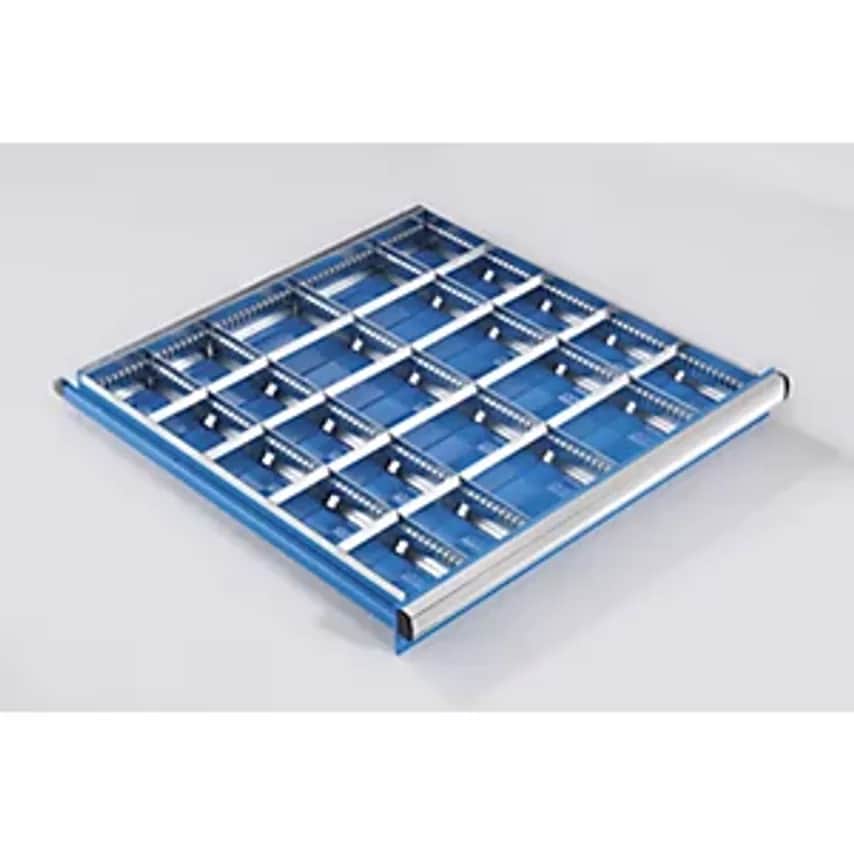 Drawer Divider Set - 2 Longitudinal And 4 Cross Dividers - For Cupboard Width X Depth 1023 X 725mm