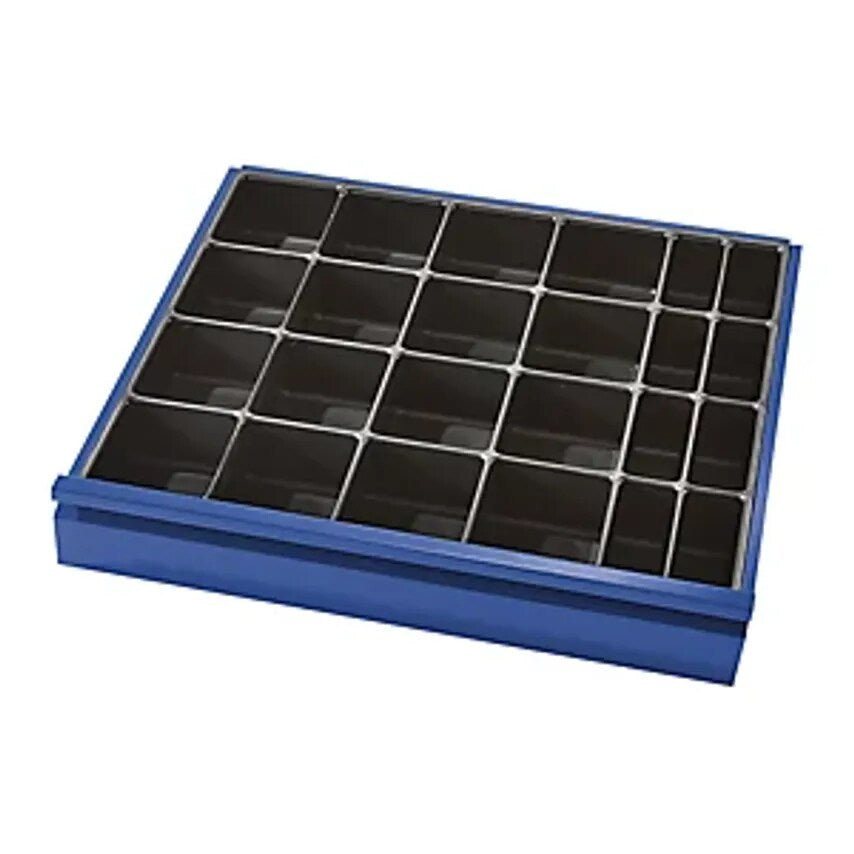 Drawer Dividers, 1 Small Parts Insert With 24 Compartments, For Drawer Height 60 + 90mm