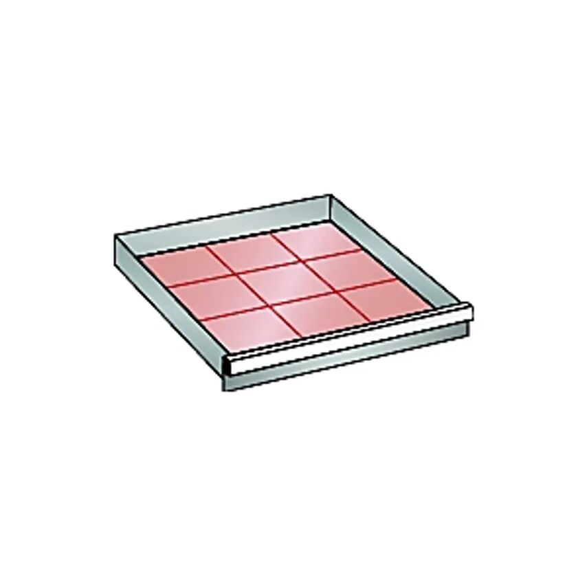 Drawer, For Cupboard WxD 564 X 572mm, Max. Load 75 Kg, Front Height 250mm, Light Grey