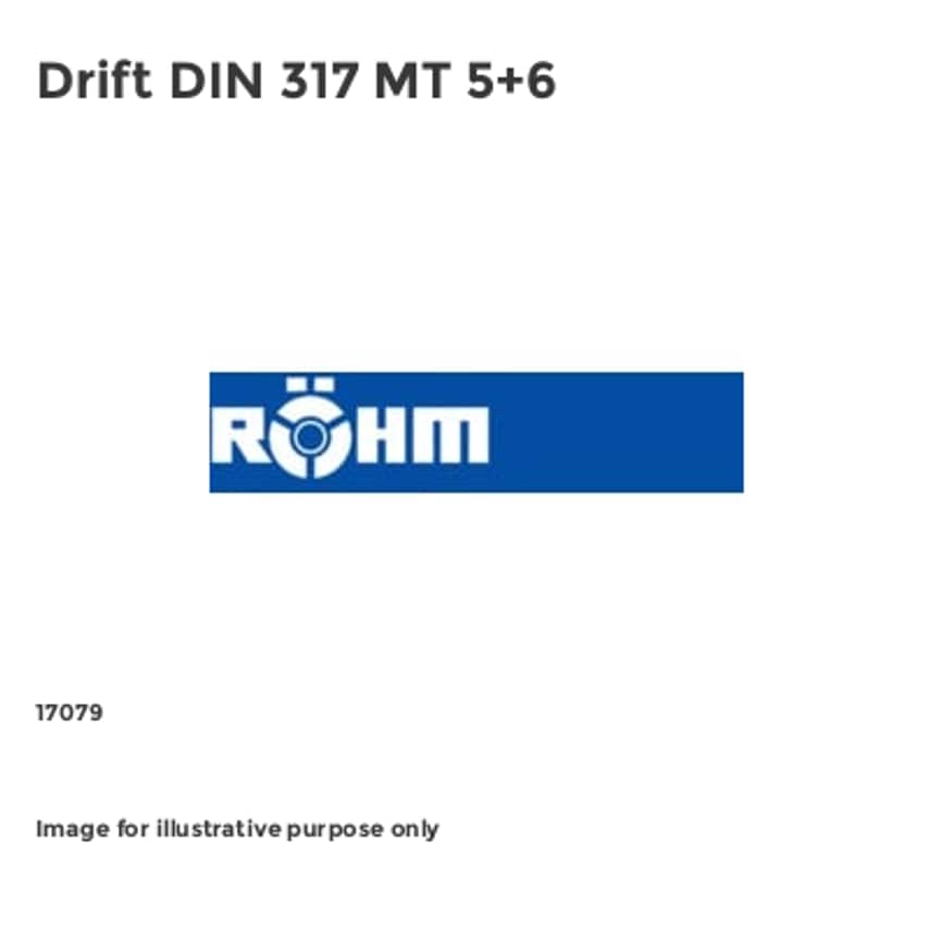 Drift DIN 317 MT 5+6 - 17079-R
