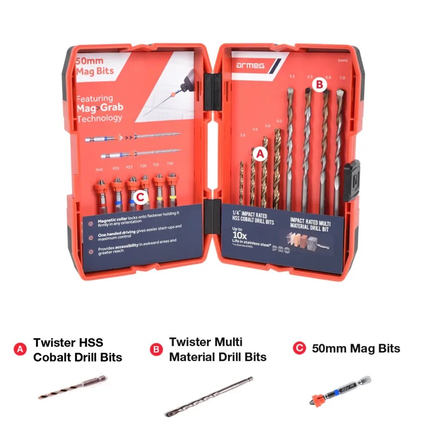 Drill Bit Set 14 Piece Twister