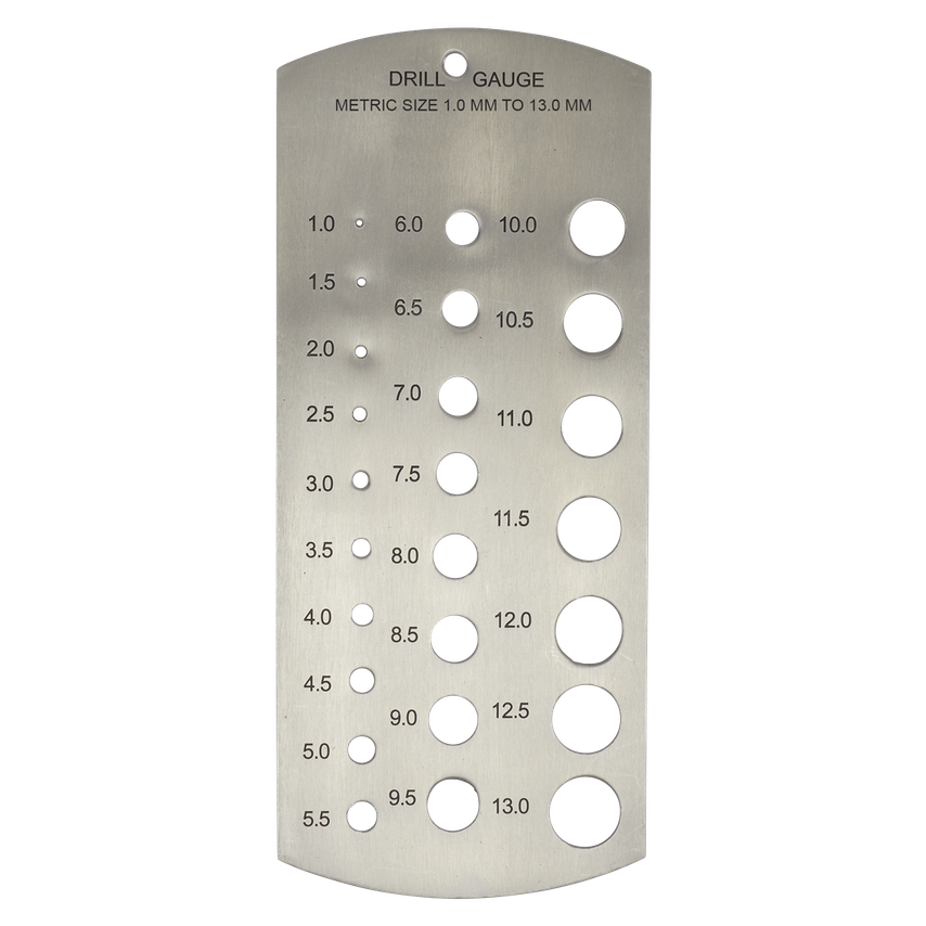 Drill Gauge Metric 1-13mm