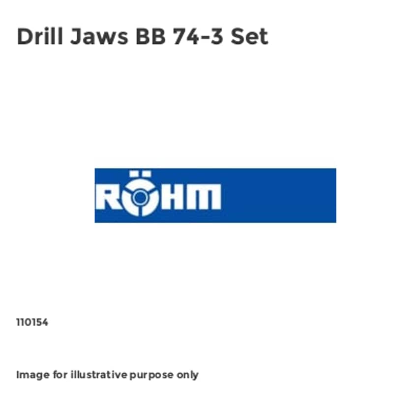 Drill Jaws Bb 74-3 Set