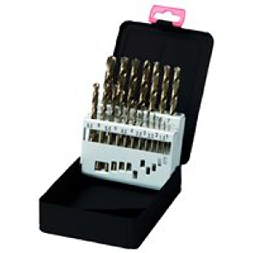 Drills 1-10mm 5% Cobalt Twist Drill19 Piece Set