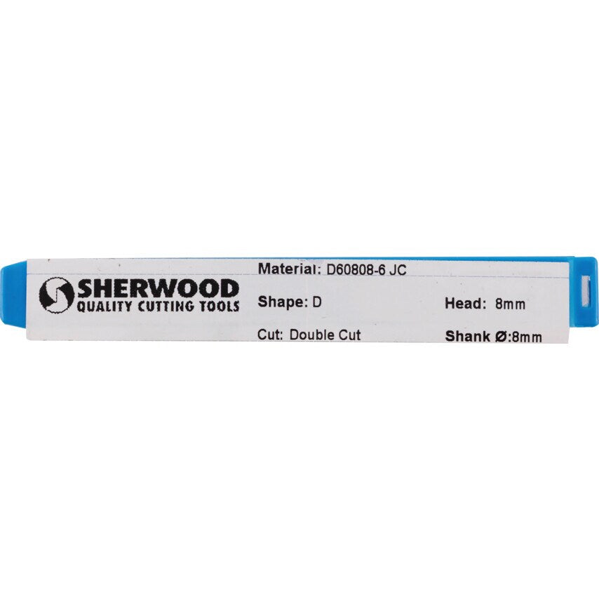 Dshape 8MM Dia 6MM Shank Double Cut/cut 6