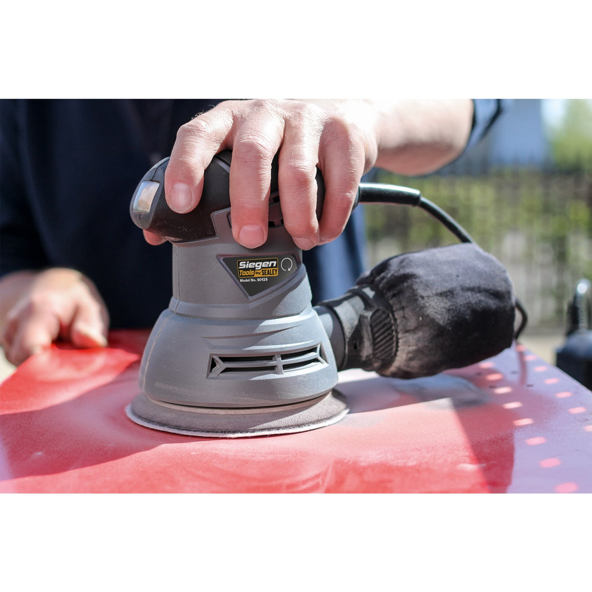 Dual Action Palm Sander 125mm 240W/230V