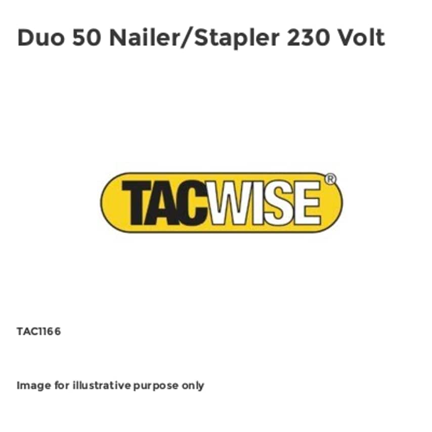 Duo 50 Nailer/Stapler 230 Volt TAC1166
