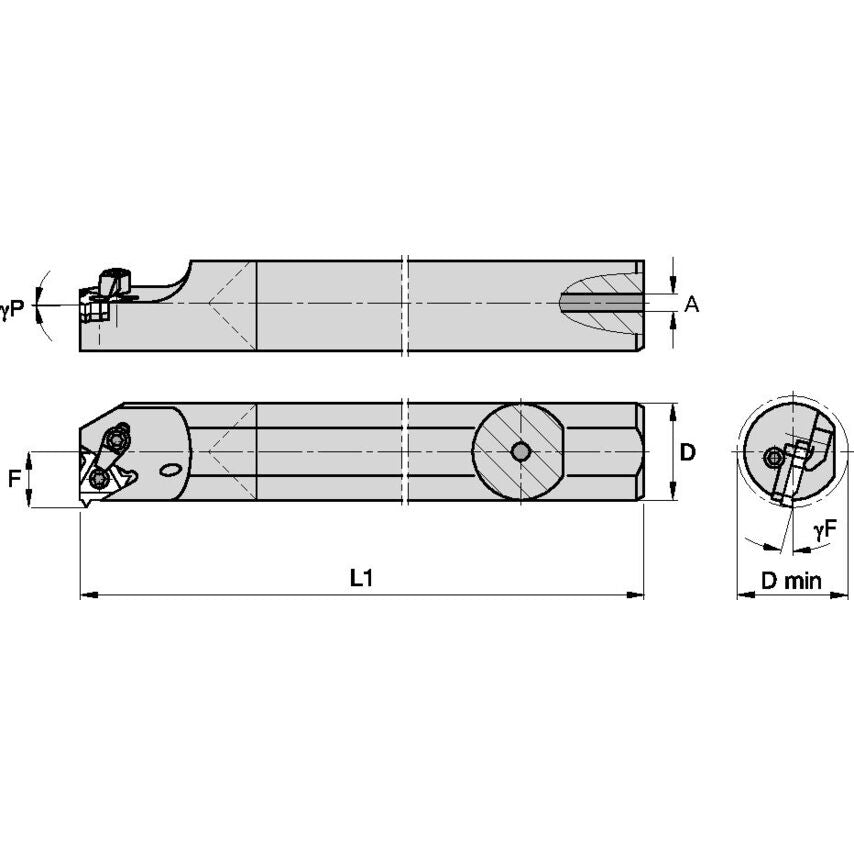 E16LSER3 LT Threading Boring Bar D1.00