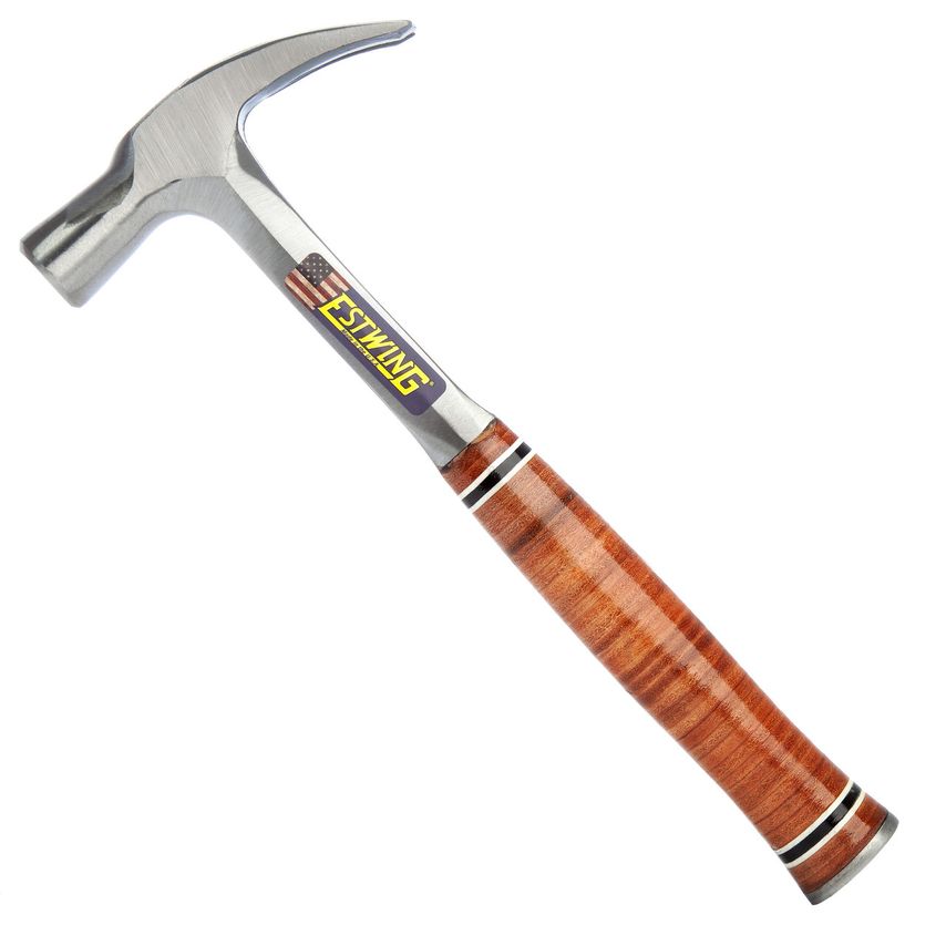 E24S Straight Claw Hammer with Leather Grip 24OZ