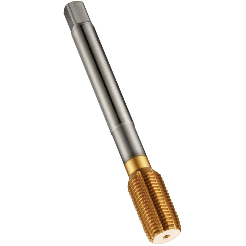 E286 6-40UNF HSS-E Tin Fluteless (Oil Grooves) Tap DIN 2184-1