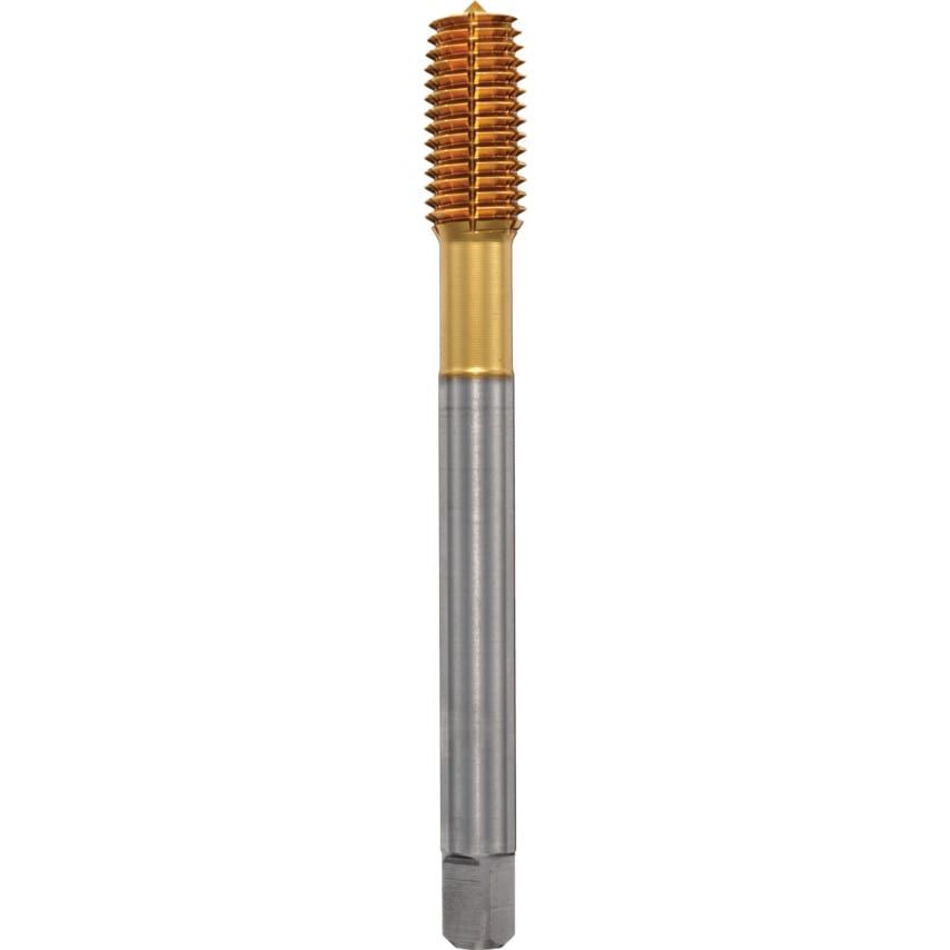 E295 M12X1.75 HSS-E Fluteless Machine Tap - TiN Coated