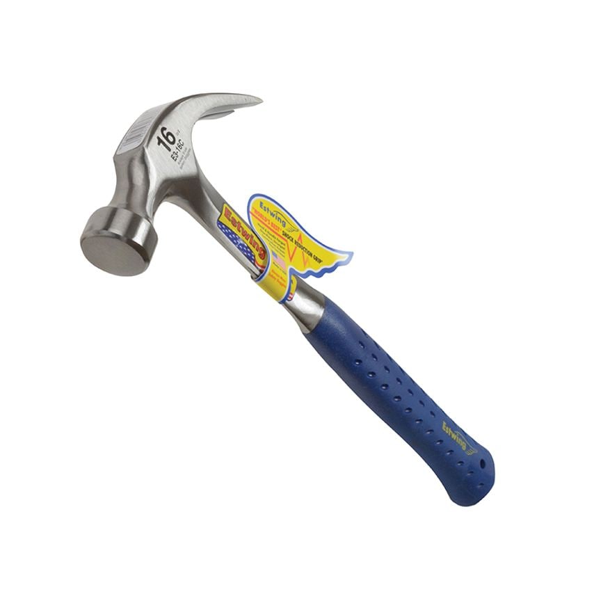 E3/16C Curved Claw Hammer with Vinyl Grip 16OZ
