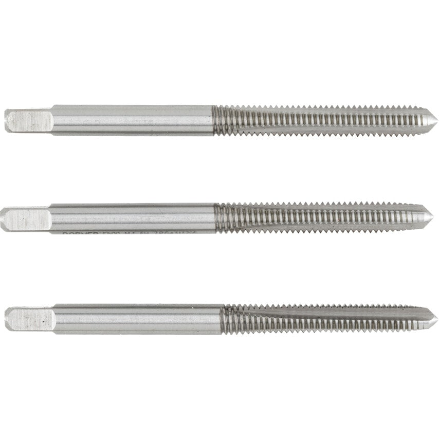 E500 M3.5X0.60MM HSS Straight Flute NO.6 Tap Set